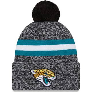 Jacksonville Jaguars NFL Sideline 2023 Black Bobble Knit Hat newera adult unisex Black newera adult unisex Black newera adult unisex Black newera adul - Osfm