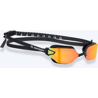 Watery konkurrence svømmebriller til børn - Power Lane - Sort/guld