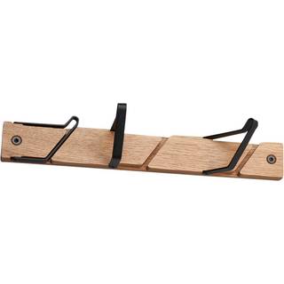 Essem Design Tamburin knagerække 31,5 cm Eg/Sort