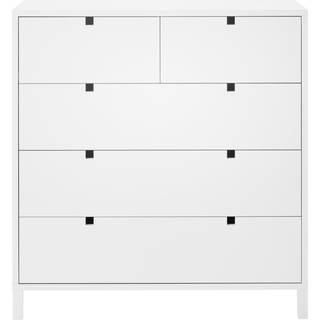 1898 Square kommode 2+3 skuffer Hvid