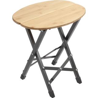 Brunner Twisty Bamboo Campingstål størrelse Oval farve grå/beige