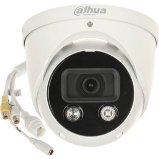 Dahua Turret Kamera IPC-HDW3849HP-AS-PV-0280B-S4 2,8mm Wizsense Überwachungskamera mit 8 Megapixel Auflösung. professionelle Kamera für außen - weiß