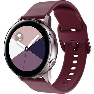 Smartwatch Rem af Silikone (20mm) - Bordeux