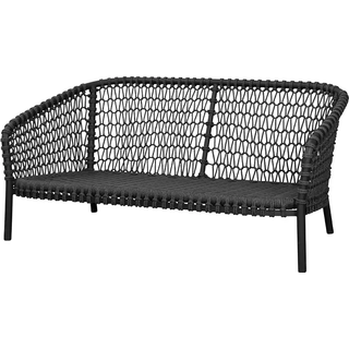 Cane-line Ocean 2-personers sofa Dark grey