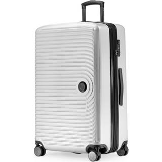 MITTE - Großer Koffer Hartschale Weiß matt, TSA, 77 cm, 130 Liter - Weiss