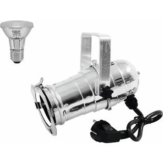 Eurolite Set PAR-20 Spot sil + PAR-20 230V SMD 6W E-27 LED 6500K fåøjepå sæt få