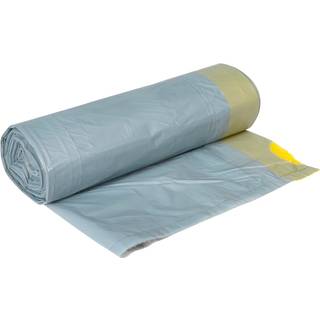 Affaldspose med snøreluk 20 liter LDPE grå