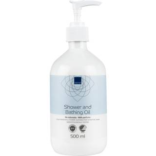 Shower og bade olie, ABENA, 500 ml, med parfume og aloe vera, 1 stk, Personlig pleje,