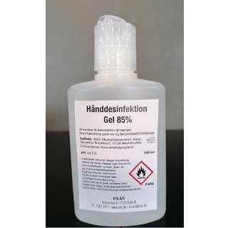 VTK Hånddesinfektion 85% 150 ml med vippelåg (10021874)