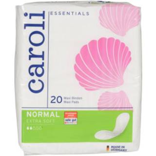 Caroli Hygiejnebind Maxi Pad Normal Uden vinger 12 x 20 stk