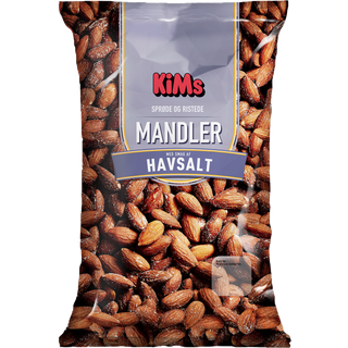 Kims Saltede Mandler 350 gr.