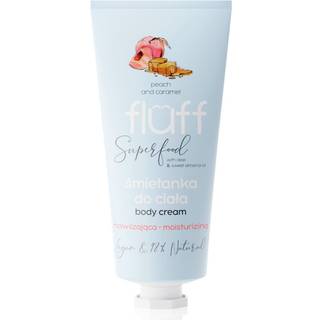 Fluff Superfood Peach & Caramel Fugtgivende kropscreme Aloe & Sweet Almond Oil 150 ml - 150 ml