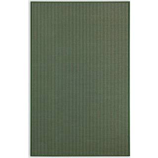 Karakter Rugs - 'Shuttle' rug, small, green in Green Paper yarn