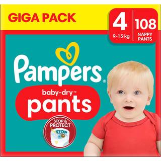Pampers Baby Dry Bleer Str. 4 9-15 kg 108-pak