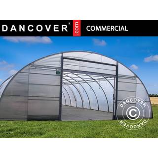 Drivhustunnel til gartnerier, 8,5x15x3,3m, Transparent