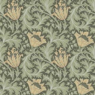 Anemone - W. Morris - Green & Yellow