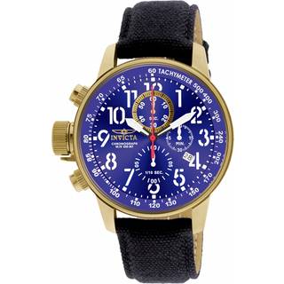 Invicta 1516 Force Lefty Blå/Tekstil Ø46 mm