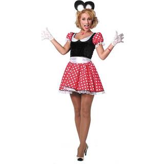 Sexy Minnie Maus Damen Kostüm 38