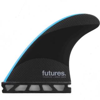 Futures Fins Thruster JJF-2 S Techflex Finne Set - S - schwarz