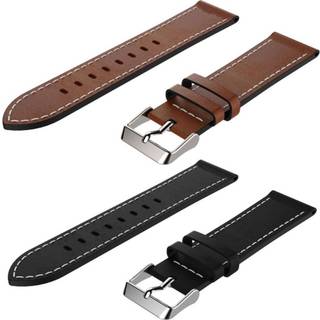 SKALO Læder Rem Garmin Venu 2 - Brun
