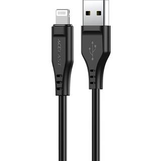 Acefast USB-A til Lightning kabel MFI, 2,4A, 1,2m - sort