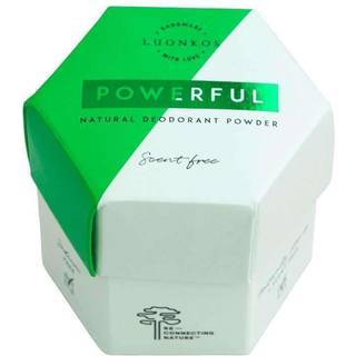 Luonkos Powerful Natural Deodorant Powder, Scent-Free, Forest Microbes 50 ml