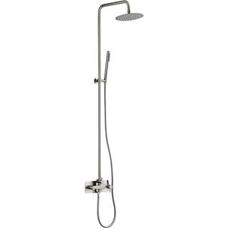 Udebruser børstet stål kold/varm Ø20 cm - REN