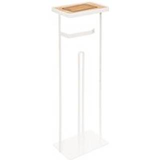 Toiletpapirholder - Hvid - 19cm x 12,2cm x 59cm - Blake