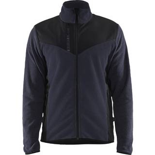 Blåkläder 5942 Strikket Jakke med Softshell / Strikket Arbejdsjakke med Softshell - 3XL - Mørk Marineblå/Sort