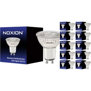 Fordelspakke 10x Noxion PerfectColor LED Spot GU10 PAR16 3.8W 345lm 36D - 922-927 Dim To Warm | Bedste Farvegengivelse - Dæmpbar - Erstatter 50W