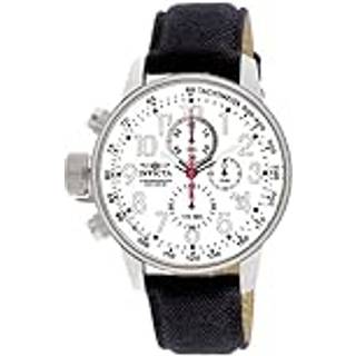 Invicta 1514 Force Lefty Sølvfarvet/Tekstil Ø46 mm