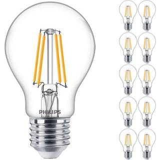 Fordelspakke 10x Philips MASTER Value LED Pære E27 Pære klar 3.4W 470lm - 927 ekstra varm hvid | bedste farvegengivelse - dæmpbar - erstatter 40W