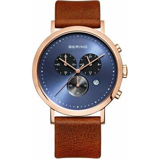 Bering 10540-467 Classic Blå/Læder Ø40 mm