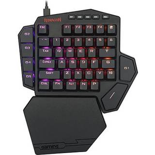 REDRAGON K585 DITI One-Handed RGB Mechanical Gaming Keyboard - Gaming Tastatur - Uden Numpad - Amerikansk engelsk - Sort