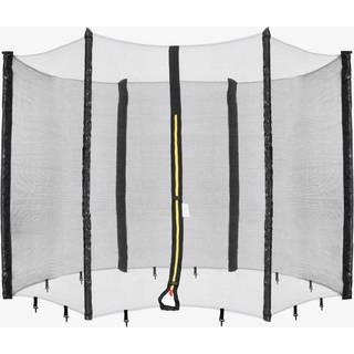 Arebos® Trampolin Sikkerhedsnet Sikkerhedsnet til trampolin med 6 stolper/stolper Ø 244cm