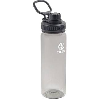 Takeya 24 oz Tritan Plastic Sport Water Bottle With Spout Lid Premium Quality BPA Free Food Grade Materials Stormy Black