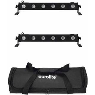 Eurolite Set 2x LED BAR-6 QCL RGBA + Soft Bag TILBUD NU