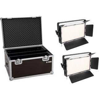 Eurolite Set 2x LED PLL-360 6000K Panel + Case TILBUD NU