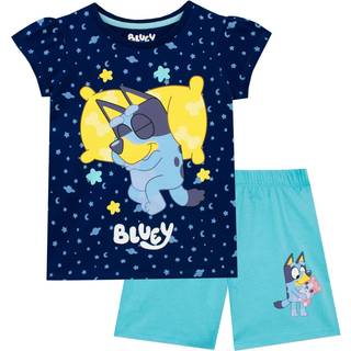 Character Bluey Blue Character Blue Bluey Cotton Short Pyjamas