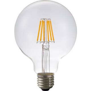 FORÅRSUDSALG - E27 - SPL Premium Globe - Klar - Ø:95mm - 630lm - 2500K - CRI 93 - Dæmpbar