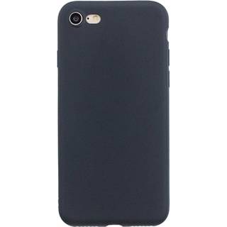 Anti-Fingeraftryk Mat iPhone 7/8/SE (2020)/SE (2022) TPU Cover - Sort