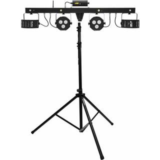 Komplet lysbom med lamper, lyseffekter og laser. Inkl. stativ