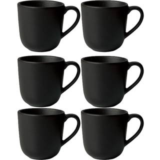 RAW kaffekop, 20 cl, titanium black, 6-pak