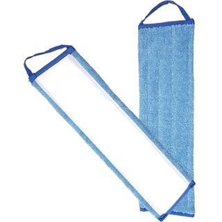VTK Standard microfiber moppe 40 cm Med velcro Blå
