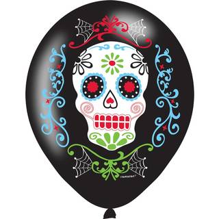 Dia de los Muertos Luftballons 6 St.