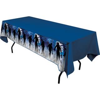 Zombie Party Tischdecke Blau