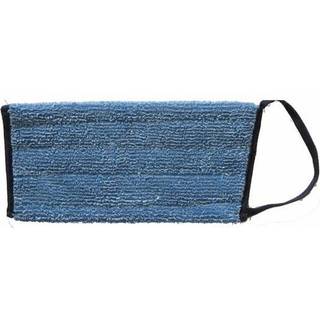 VTK Standard microfiber inventarmop 25 cm Med velcro Blå