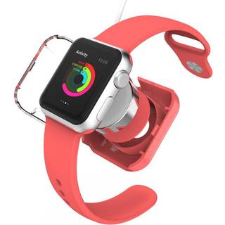 Apple Watch (38mm) / (42mm) Opladnings Cover Case Rød