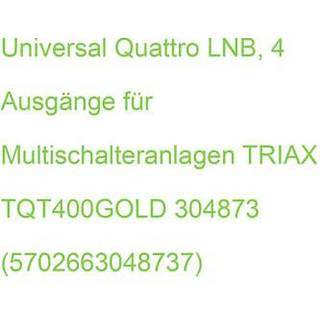 Triax TQT 400 Gold Quattro LNB for multiswitch | PRIS-MATCH