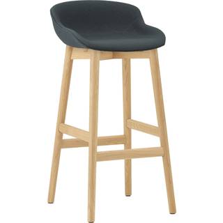 Normann Copenhagen Hyg Barstol 75 Cm / Egetræ - Barstole Uld Mørkegrå - 604453